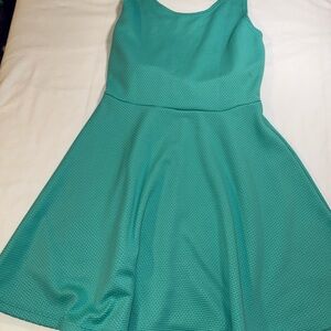 Wet Seal Turquoise Y2K Textured Dress
